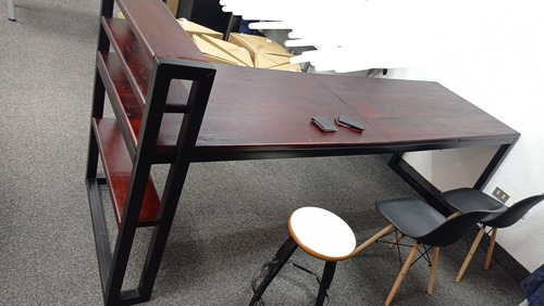 Imagen 4 de 10 de Mueble Estilo Industrial Mesón De Trabajo 2,60x0,80mts.
