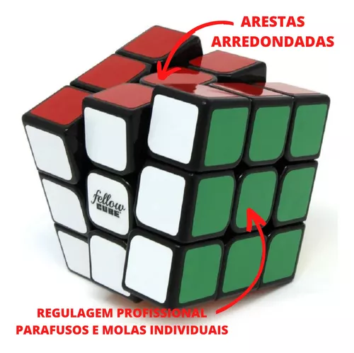 Cubo Mágico PRO 3 Magnetico Profissional 3x3x3 Sail W Cuber Brasil