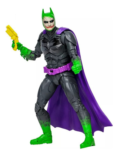 Dc Comics Mcfarlane Figura Jokerized Batman Gold Label