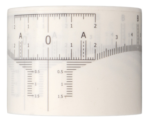 Regla Adhesiva Desechable Para Cejas, 1 Rollo