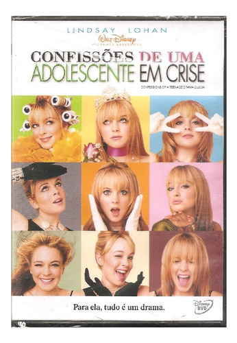 Dvd Confissoes De Uma Adolescente Em Crise - Lindsay Lohan
