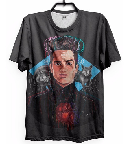 Camiseta Panic At The Disco Brandon Urie Lançamento 2017 