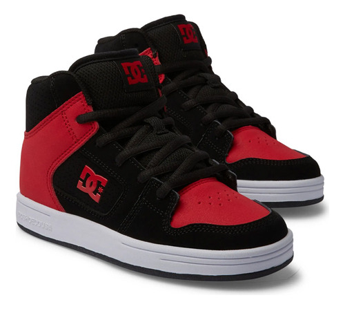 Zapatilla Junior Dc Manteca 4 Rojo
