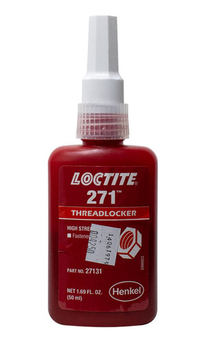 Fijador De Roscas Fuerza Alta Loctite 271 X 50 Ml