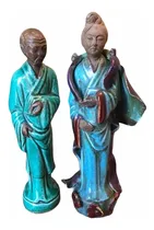 Comprar Escultura Figura Estatuas Oriental Esmaltada Siglo Xix
