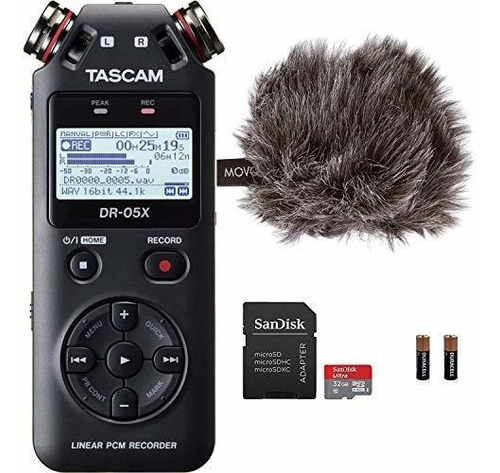 Tascam Dr 05x Grabadora De Audio Digital Estéreo De Ma...