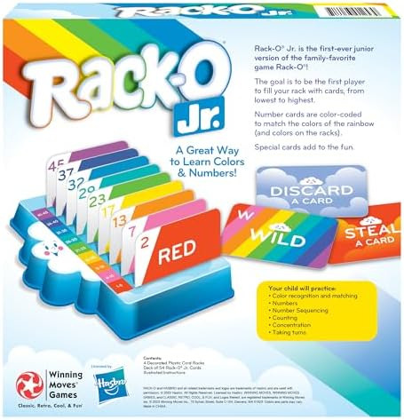 Juegos De Movimientos Ganadores Rack-o Jr Usa, Edición Infan