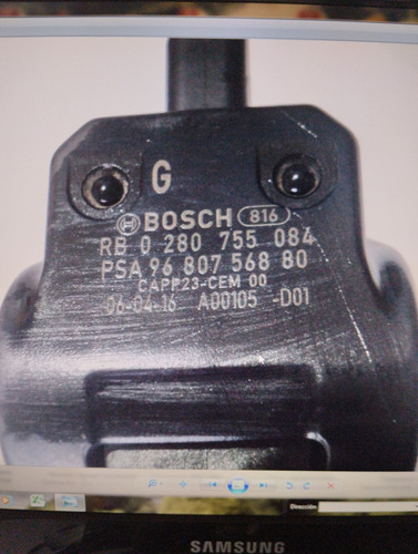 Pedal Aceleración Original Bosch Peugeot 307 Citroen C4 