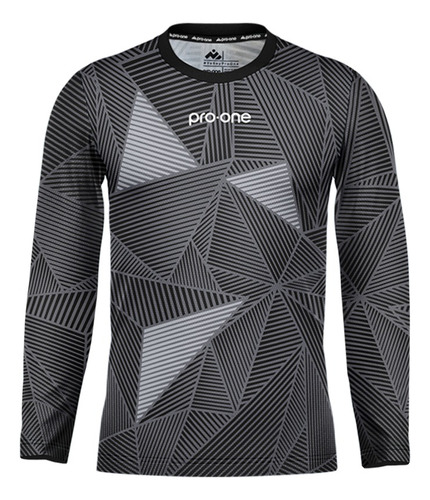 Camiseta De Arquero Pro-one Energy Negro/gris 