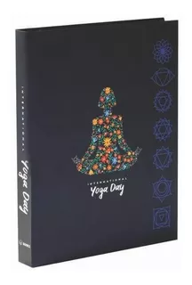 Livro Caixa Decorativo Book Box Yoga Day 30x24x4 Madeira