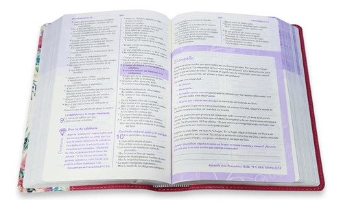 Biblia De Una Joven Conforme Al Corazón De Dios /lujo Floral
