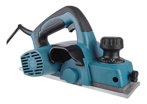 Plaina elétrica manual Makita KP0800 82mm 110V cor azul