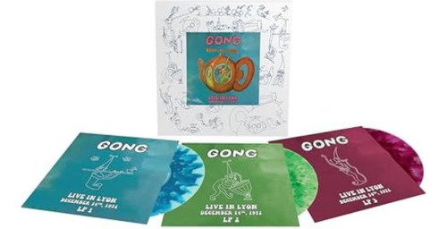 Gong Live In Lyon December 14 1972 Usa Import Lp Vinilo X 3