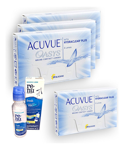 Lente De Contato Oasys Com Hydraclear Plus Leve 4 Pague 3 