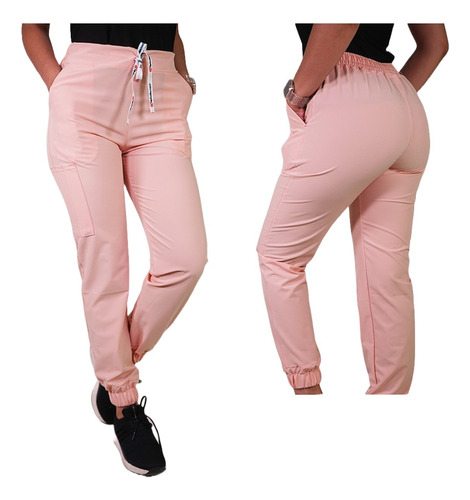 Jogger Antifluido Clínico Unisex Rosa Palo 999-16