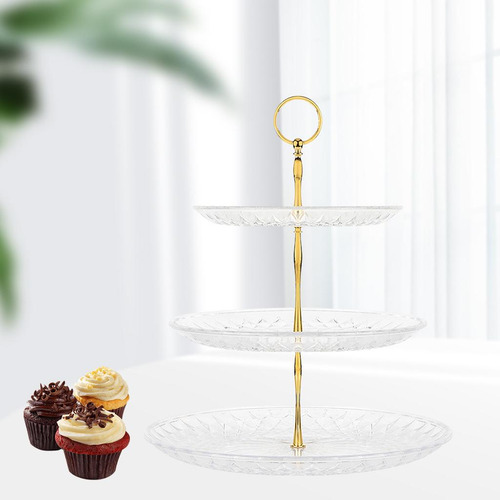 Soporte Para Cupcakes De Fiesta Autoayuda 3 Niveles Plato De