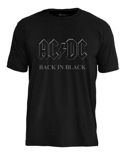 Camiseta Ac/dc Back In Black