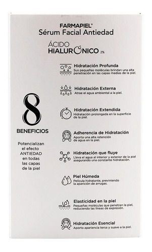 Imagen 4 de 4 de Sérum Facial Antiedad Ácido Hialurónico 2% Con Microesferas