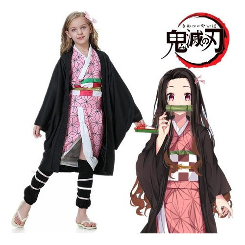 Disfraz De Demon Slayer Kamado Nezuko Para Niños