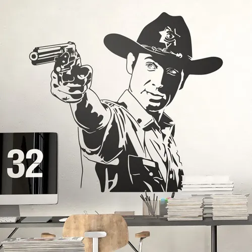 Vinilos Adhesivos Sticker Pared De Series Tv 55x55cms