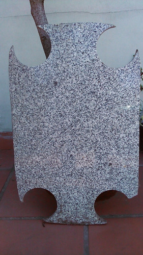 Recorte De Granito Mesada Color Gris 40.3 Cm X 39 Cm Gris (Usado)