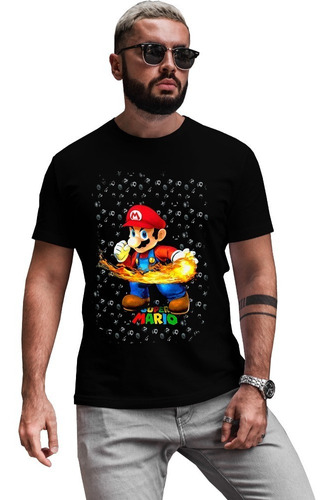 Playeras Super Mario Bros Diseño 07 Luigi Videojuegos Beloma