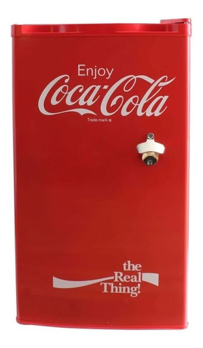 Frigobar Rojo 90l C/puerta Reversible Fbcoke32e Dace