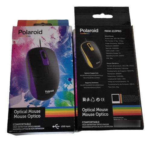 Mouse Polaroid Modelo Polaroid Usb