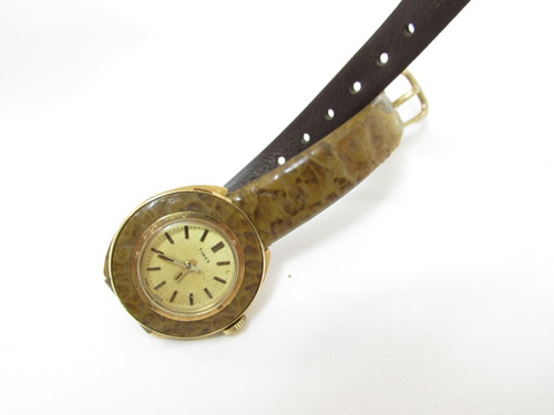 Antigo Relógio Timex ( A Corda ) Feminino ( Funcionando )