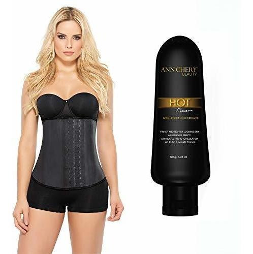 Ann Chery Waist Trainer And Shaper - Cinturón Negro De Látex