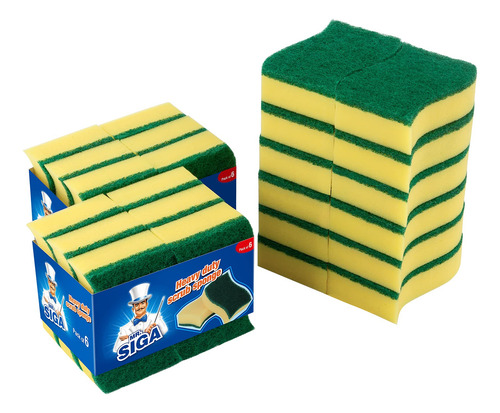 Esponja Exfoliante Resistente 24 Unidades 4.3 X 2.8 X 1.2 In