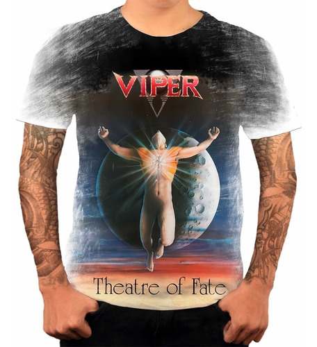 Camiseta Personalizada Banda Rock Viper Andre Matos Metal