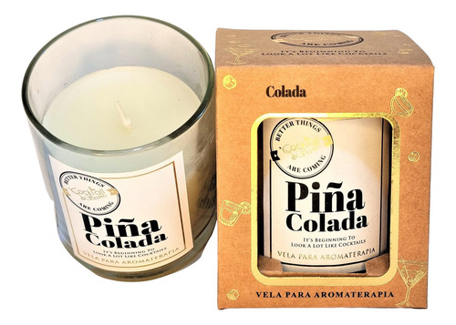 Vela Aromaterapia Piña Colada