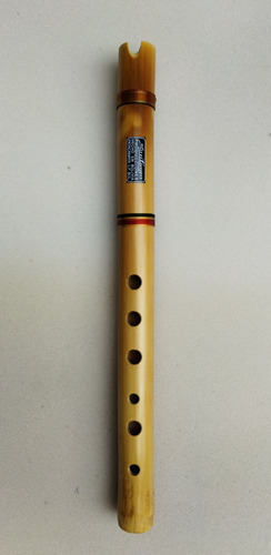 Quena De Bambu + Funda Protectora De Lona + Colgador Ó Talí (Usado)