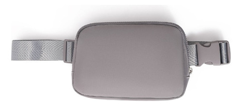 Deporte Waist Bag Al Aire Libre Casual Teléfono Waist Bag Gris