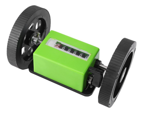Rueda Contador Longitud Mecanica Verde Digito Ft Para Textil