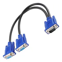 Comprar Cabo Y Duplicador Vga 1 Entrada 2 Saidas Vga Macho Femea Nfe