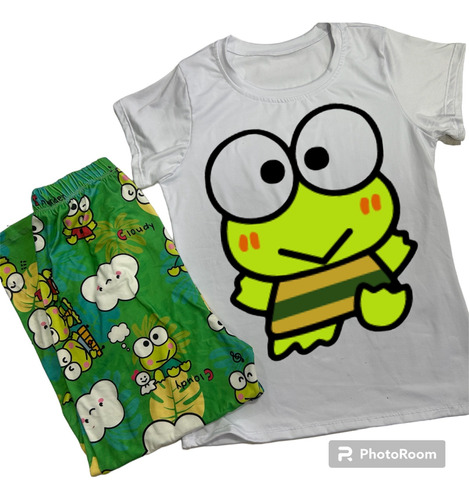 Pijama  Sapito Keroppi Piel De Durazno 