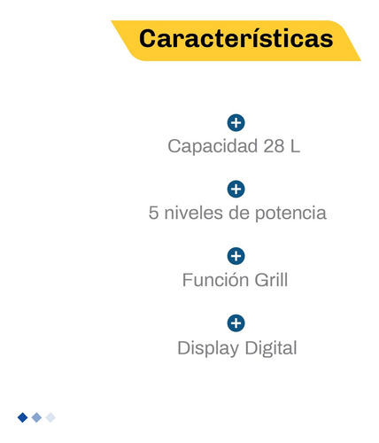 Imagen 3 de 10 de Microondas Grill Atma Md1828gn 28 L Acero Inoxidable Lh