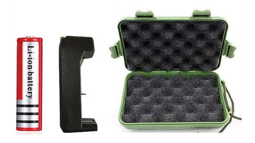 2 Lamparas Tacticas 5 Modos Recargable Luz Led 2000 Lúmenes