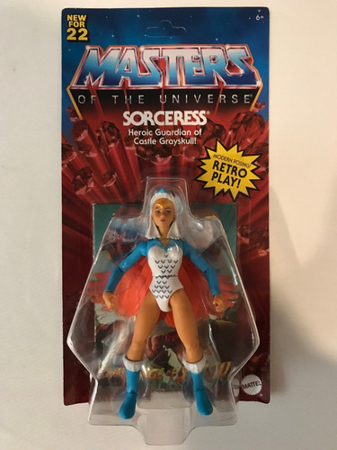 Sorceress Motu Origins Retro Play Carton Unpunched Hechizera (Usado)