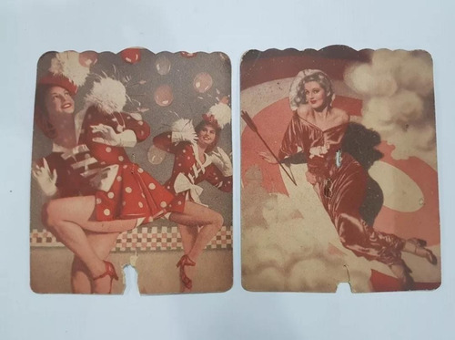 Imagen 3 de 10 de Antiguas Pantallas Abanicos Publicidad Muy Raros! Mag 58283