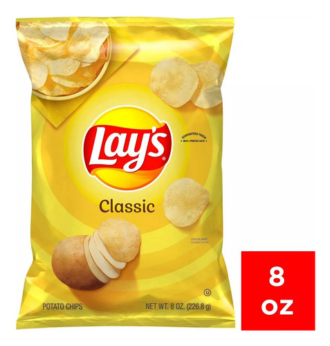 Papas fritas Lay's Sabritas clásicas 226.8 g