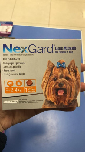 Pastilla Antipulgas Y Antigarrapatas Nexgard