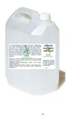 Soln Sanitizante(1 Galón)c/aceites Esenciales Con Atomizador