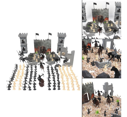 Imagen 6 de 12 de Juego De Soldados De Juguete, Juego De Caballeros, Juguetes