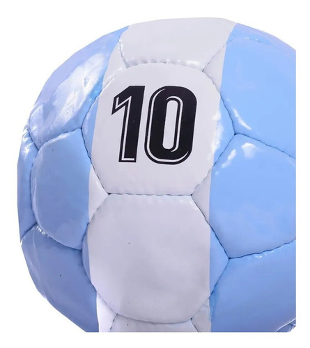 Pelota De Fútbol Numero 5 Cuero Argentina Selección Mundia  Color Argentina