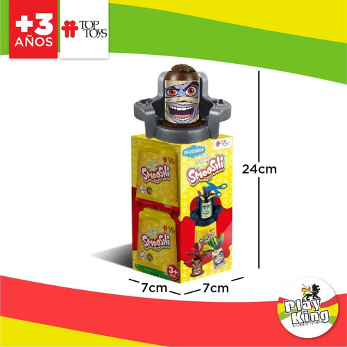 Imagen 3 de 9 de Smooshi Masa X 2 Potes Modelar Peluqueria Top Toys Playking