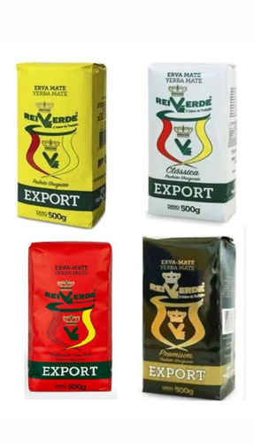 Yerba Rei Verde 500gr, 5 Variedades X 2u C/u, Envio Gratis