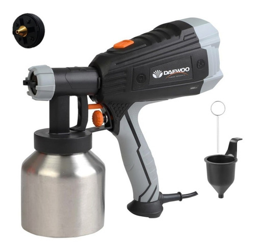 Pistola De Pintura Daewoo 500w Sintetico Latex Pico Bronce